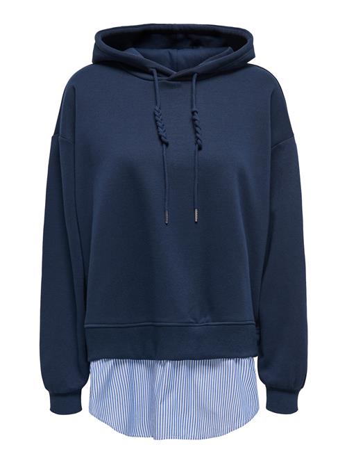 ONLY Sweatshirt 'ONLISABEL'  navy / dueblå / hvid