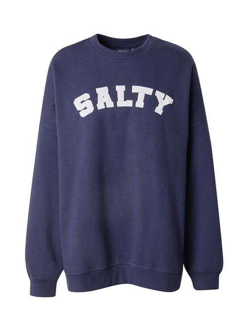 ONLY Sweatshirt 'ONLKAITLYN'  natblå / hvid