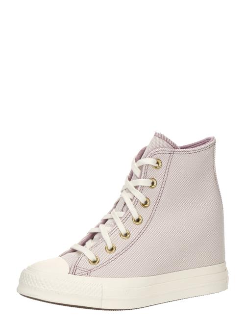 CONVERSE Sneaker high 'CHUCK TAYLOR ALL STAR WEDGE'  guld / orkidee / offwhite