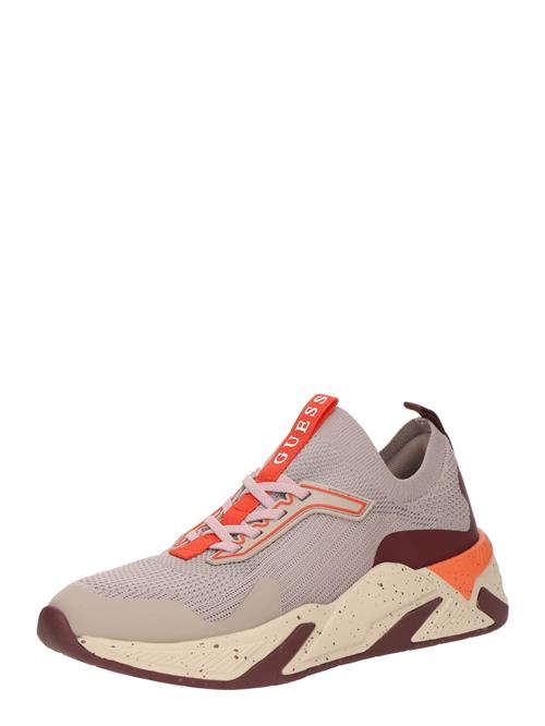 GUESS Sneaker low 'GAXTIN'  beige / orange / pudder