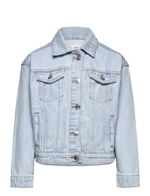 Mango Pocketed Denim Jacket Mango Blue