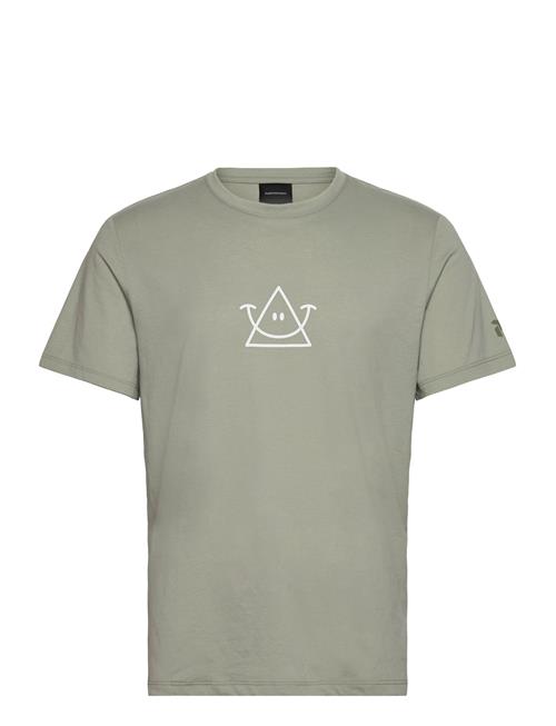 M Explore Graphic Tee Peak Performance Green