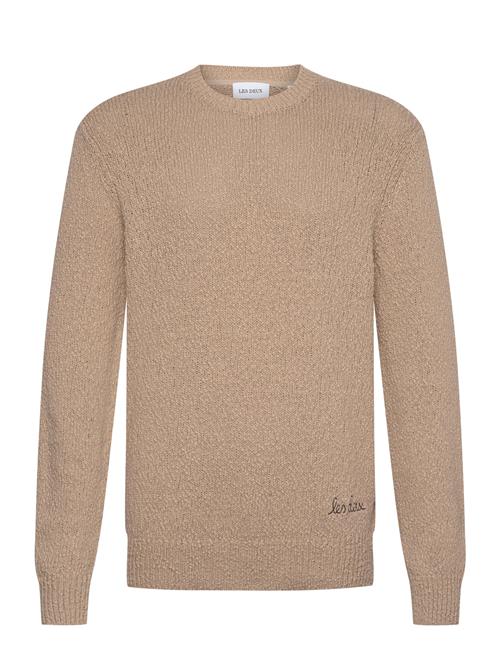 Les Deux Errol Cotton Roundneck Les Deux Beige