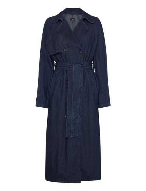 Denim Trench Coat Lee Jeans Blue