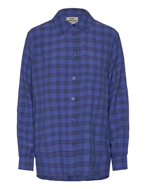 Check Pop Vina Shirt Mads Nørgaard Blue