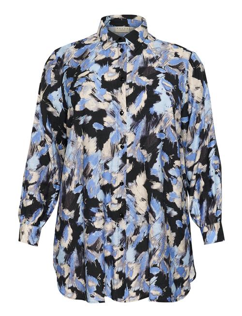 Kaffe Curve Kctoria Shirt Tunic Kaffe Curve Blue