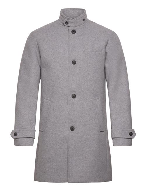 Jack & Jones Jjemelton Wool Blend Coat Sn Jack & J S Grey