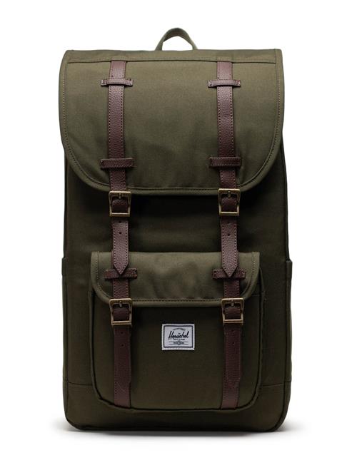 Herschel Rygsæk 'Little America™'  brun / grøn / hvid