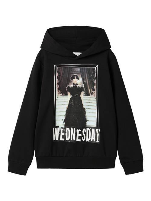 NAME IT Sweatshirt 'NKFJIDA WEDNESDAY'  lysebrun / pastelgrøn / sort / offwhite