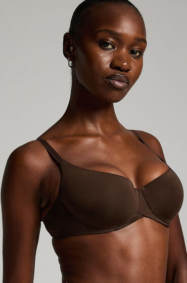 Hunkemöller Formstøbt bøjle-bh Smooth Brown