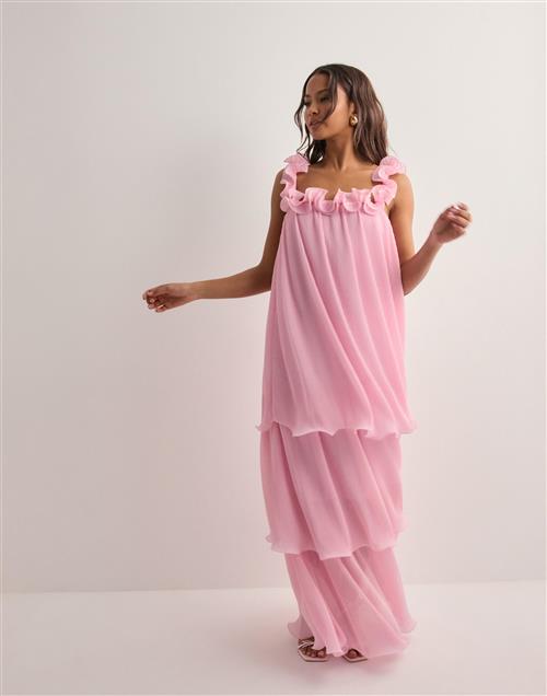 Nelly - Pink - Flouncy Maxi Dress