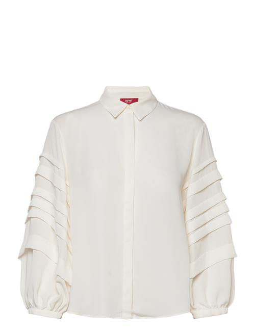 Esprit Collection Women Blouses Woven Long Sleeve Esprit Collection White