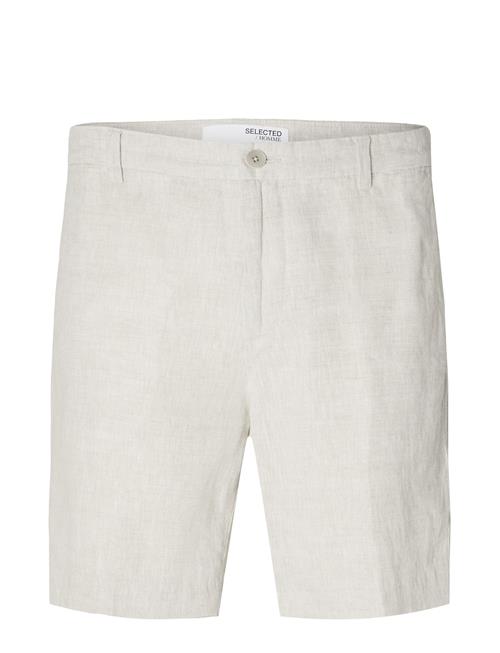 Selected Homme Slhregular-Mads Linen Shorts Noos Selected Homme Cream