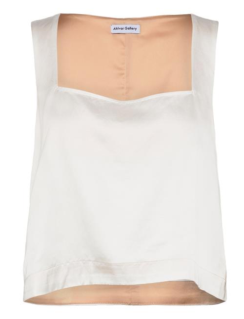 Wakana Linen Top Ahlvar Gallery White