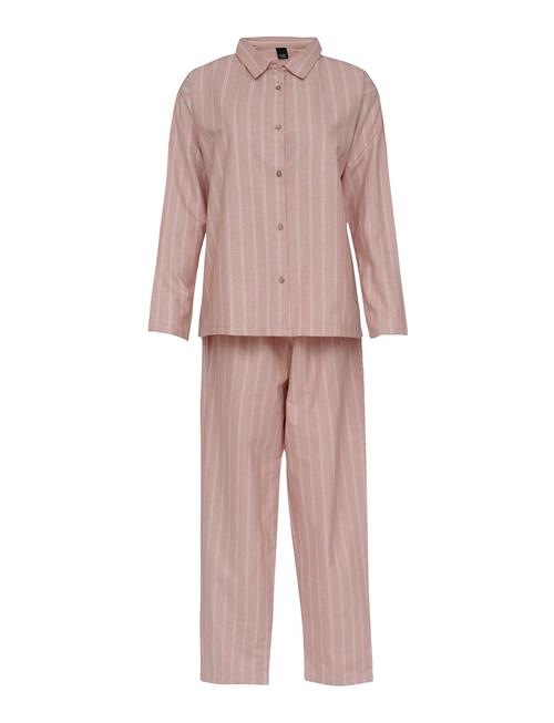 Pilen Yarndyed Flannel Pyjamas Høie Of Scandinavia Pink