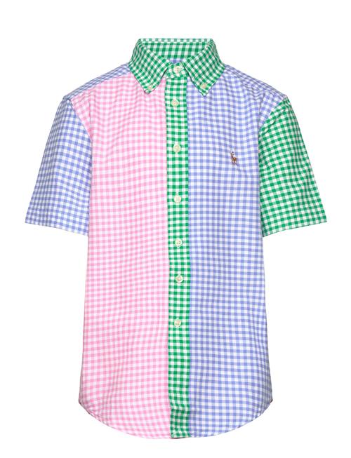 Gingham Oxford Short-Sleeve Fun Shirt Ralph Lauren Kids Patterned