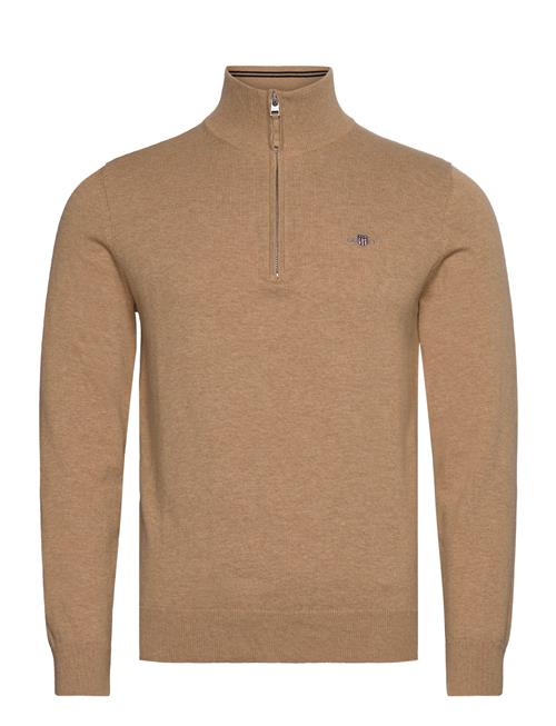 Classic Cotton Half Zip GANT Beige