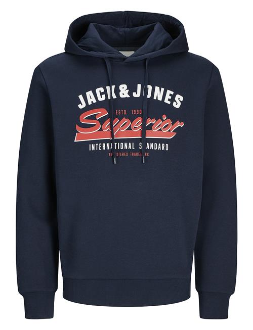 Jack & Jones Jjelogo Sweat Hood 2 Col 24/25 Noos Jack & J S Navy