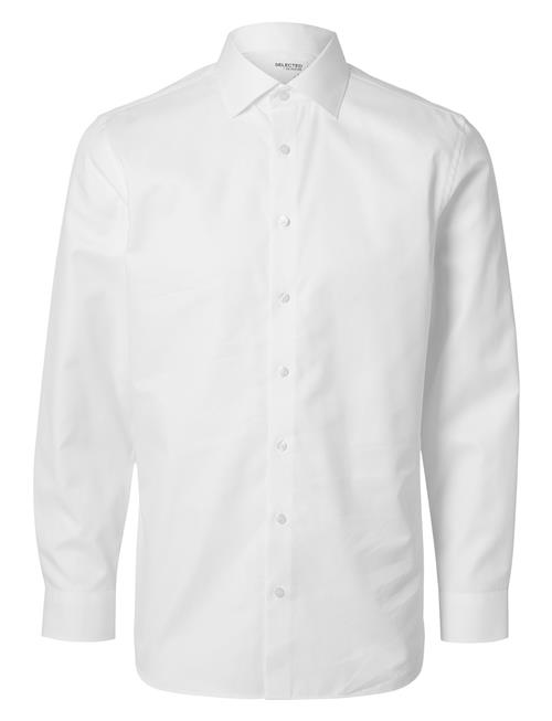 Selected Homme Slhslim-Ethan Shirt Ls Spread Noos Selected Homme White