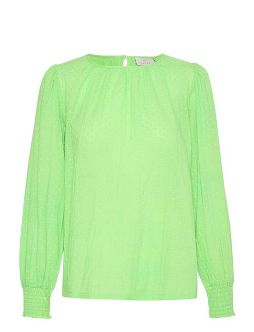 Kaffe Karoca Ls Blouse Kaffe Green