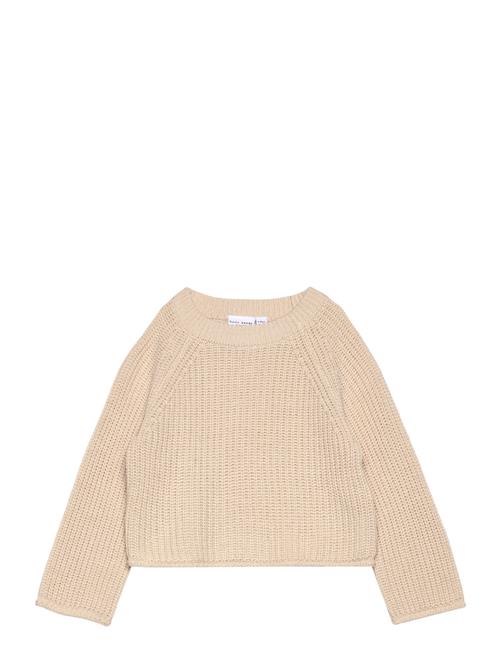 Nmfvenja Ls Loose Short Knit Name It Beige