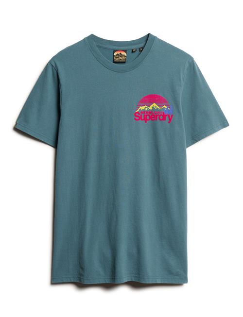 Superdry Great Outdoor Chest Graphc Tee Superdry Blue