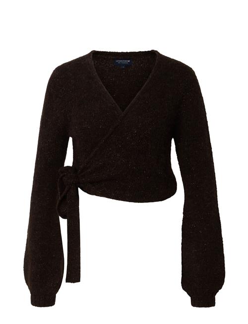 Lexington Clothing Cecilia Alpaca Blend Wrap Sweater Lexington Clothing Brown