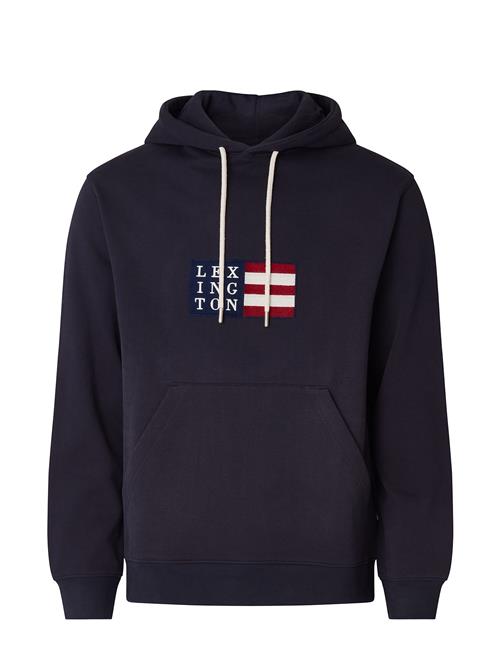 Kevin Organic Cotton Logo Hoodie Lexington Clothing Navy