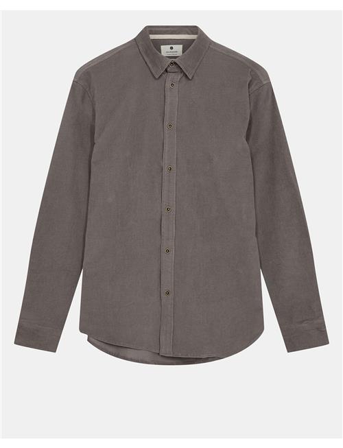 Anerkjendt Akleif Solid Cord Shirt Anerkjendt Grey