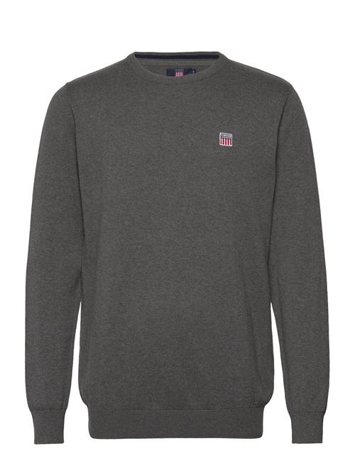 VINSON Julian Reg Cot Vin M Knit VINSON Grey