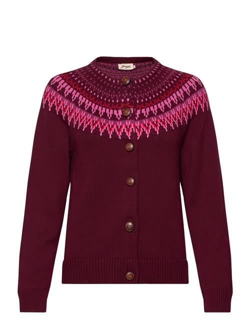 Jumperfabriken Joelle Cotton Cardigan Jumperfabriken Burgundy