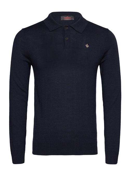 Merino Polo Knit Morris Navy