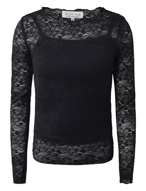 Hound Lace Top Hound Black