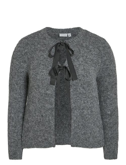 Vila Vibows L/S Knit Cardigan/Ln Vila Grey