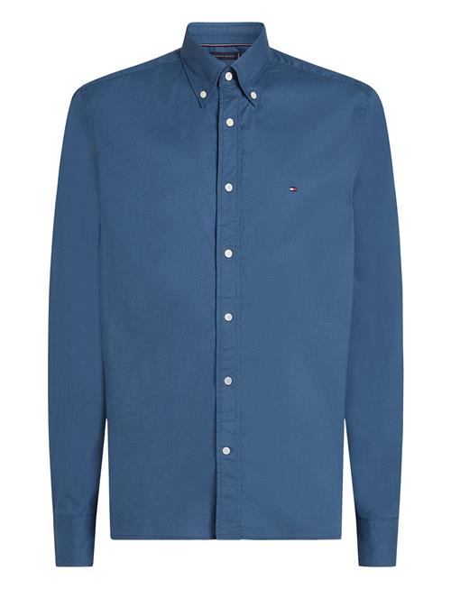 Flex Poplin Solid Rf Shirt Tommy Hilfiger Blue