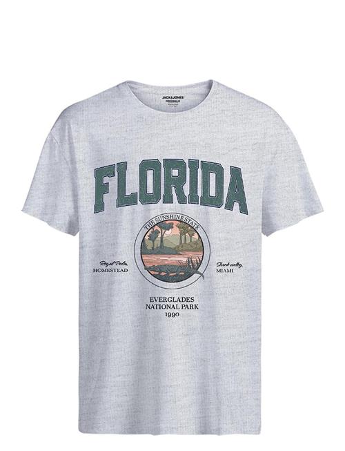 Jack & Jones Jorbradley Usstate Tee Ss Stmss24 Jack & J S Grey