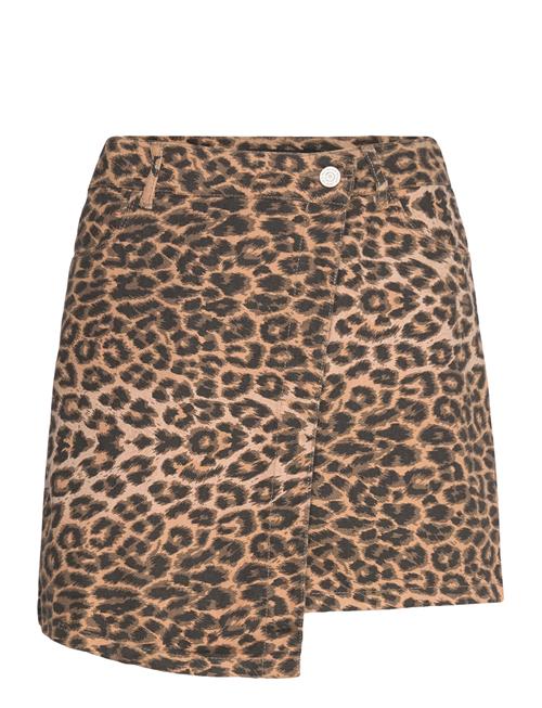 Nlfleo Twi Wrap Skirt LMTD Brown