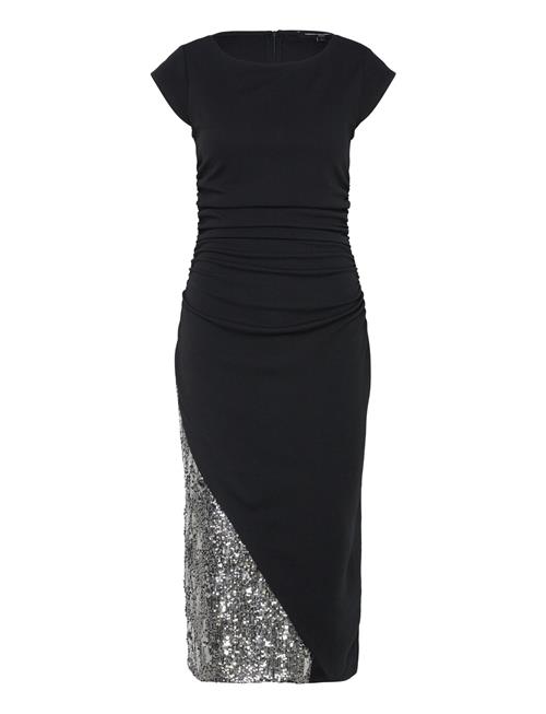 Zanna Jersey Sequin Mix French Connection Black