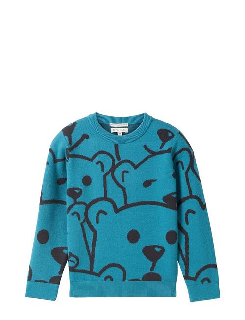 Tom Tailor Jacquard Knit Pullover Tom Tailor Blue