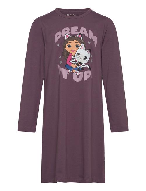 Minymo Nightdress Ls Minymo Burgundy