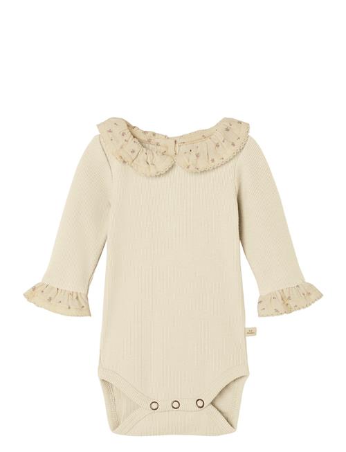 Lil'Atelier Nbftrine Ls Slim Body Lil Lil'Atelier Beige