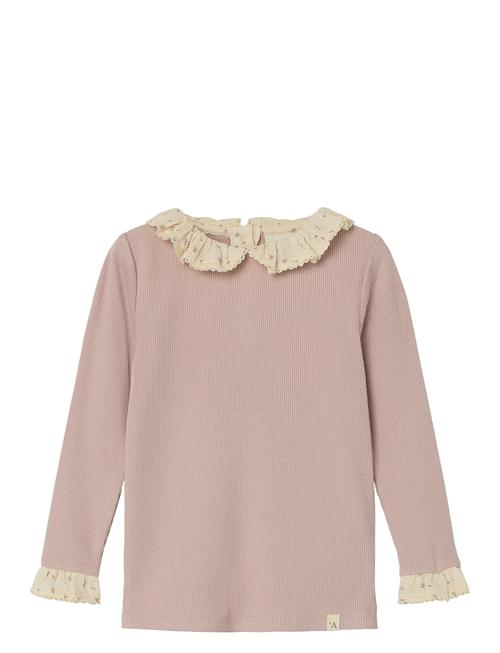 Lil'Atelier Nmftrine Ls Slim Top Lil Lil'Atelier Pink