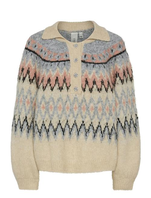 YAS Yasshima Ls Knit Pullover YAS Cream