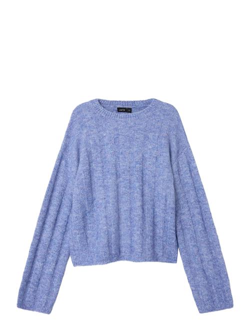 LMTD Nlfbride Ls Short Knit LMTD Blue