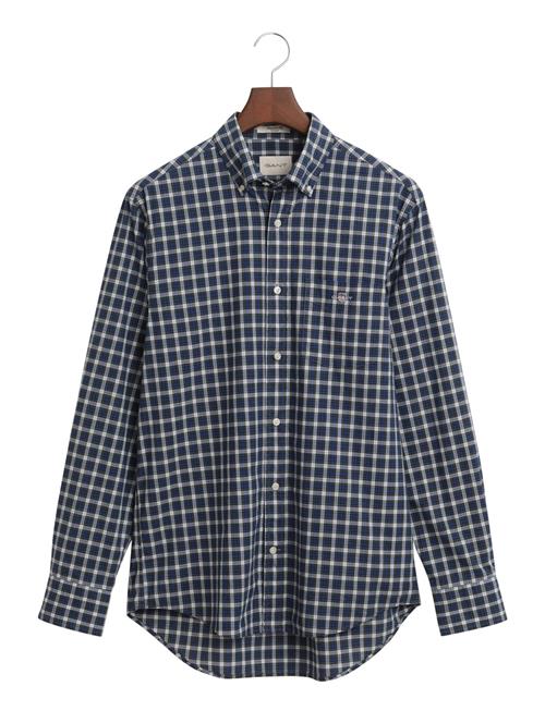 GANT Reg Classic Poplin Tartan Shirt GANT Navy