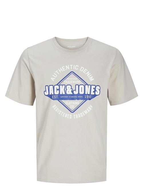 Jack & Jones Jjelogo Tee Ss O-Neck 2 Col Ss25 Sn Jack & J S Cream