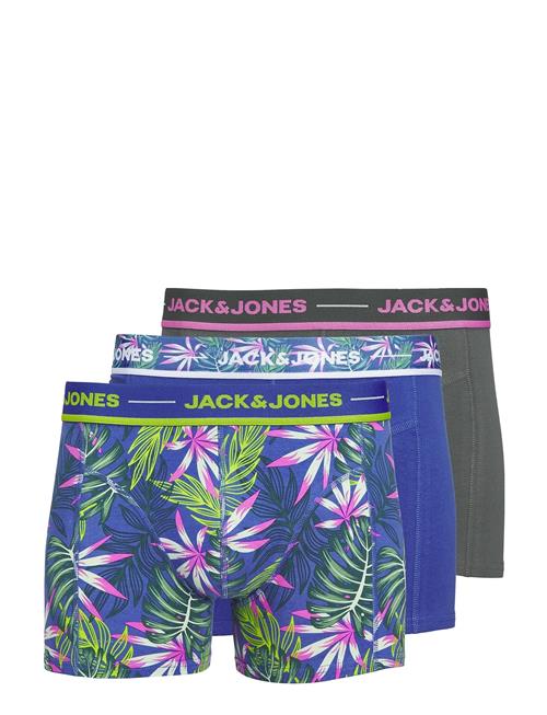 Jack & Jones Jacpink Leaves Trunks 3 Pack Sn Jack & J S Blue