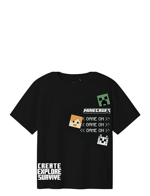 Nkmjafar Minecraft Nreg Ss Top Box Bfu Name It Black