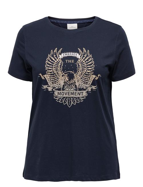 Carbrinna Life Ss Reg Tee Jrs ONLY Carmakoma Navy