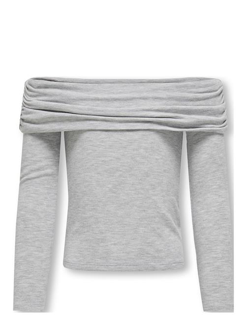 Kids Only Kogamour L/S Offshoulder Top Cp Jrs Kids Only Grey